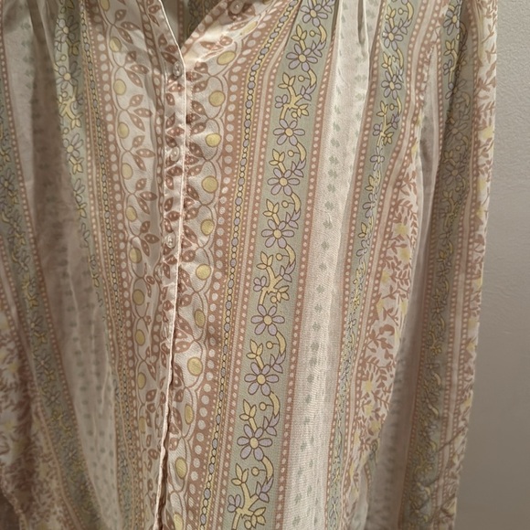 Free People Moonlight Mile sheer button top medium - Picture 5 of 9